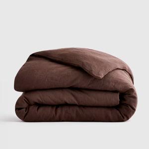 Linen Duvet Cover | Queen Size in Espresso