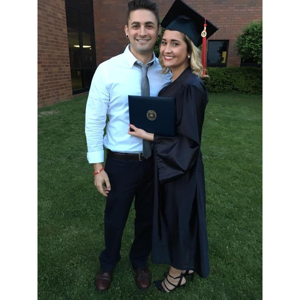 Tori's college graduation day