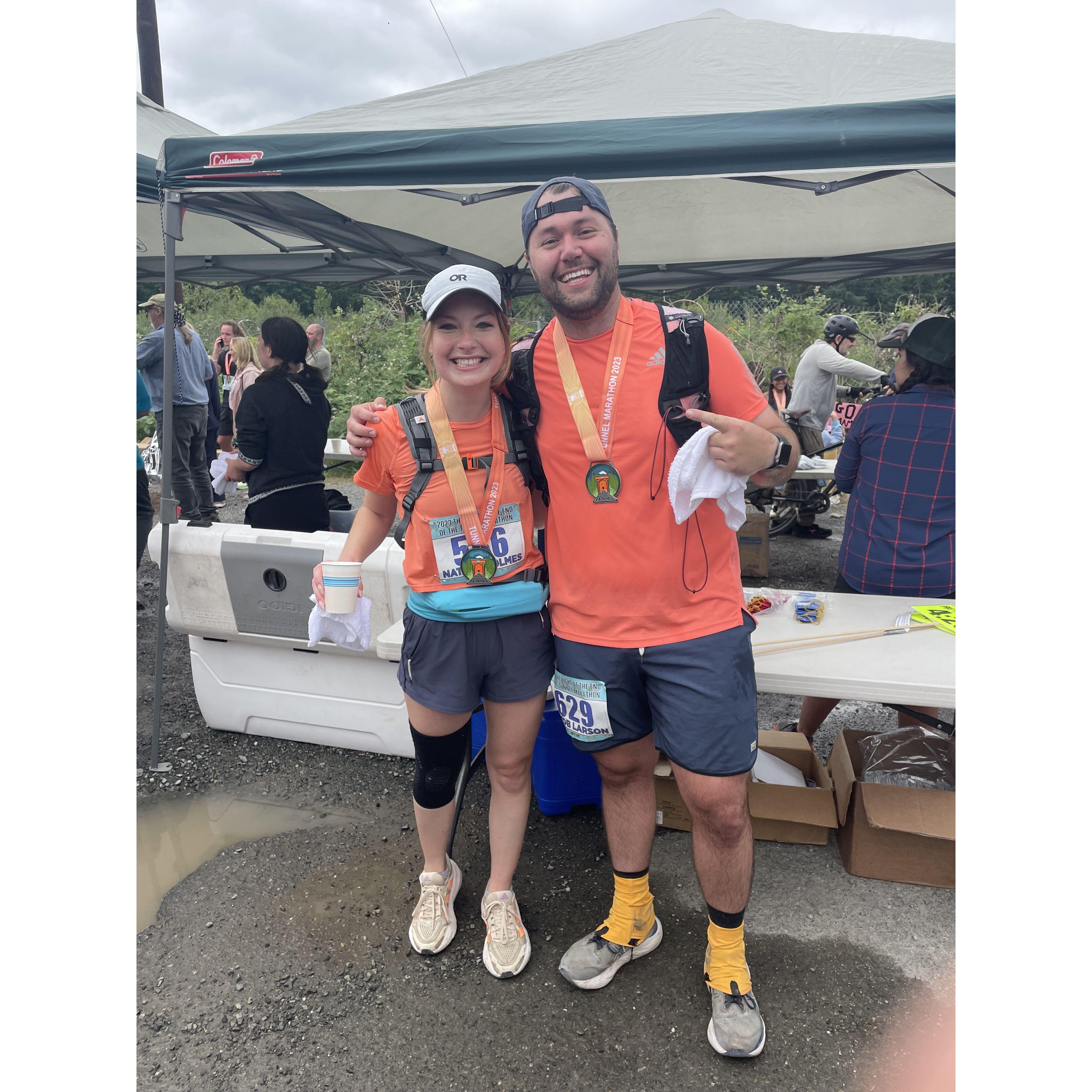 We ran a marathon!
