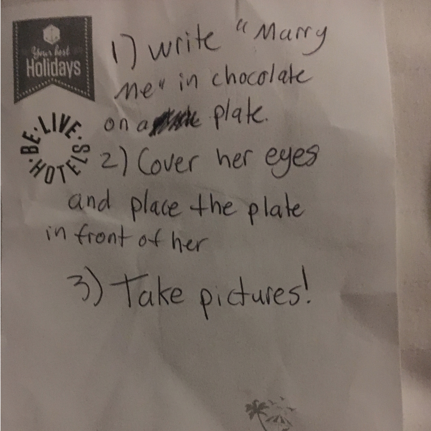 Trevor's step by step instructions