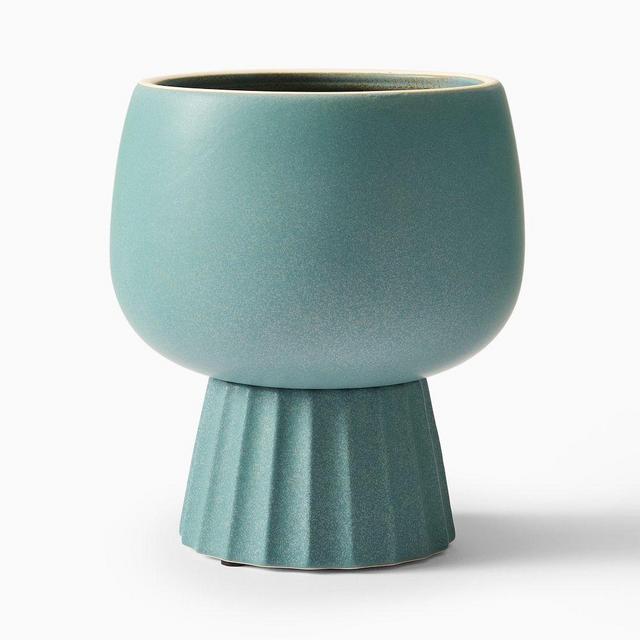 Marta Ceramic Tabletop Planter, Medium, Eucalyptus