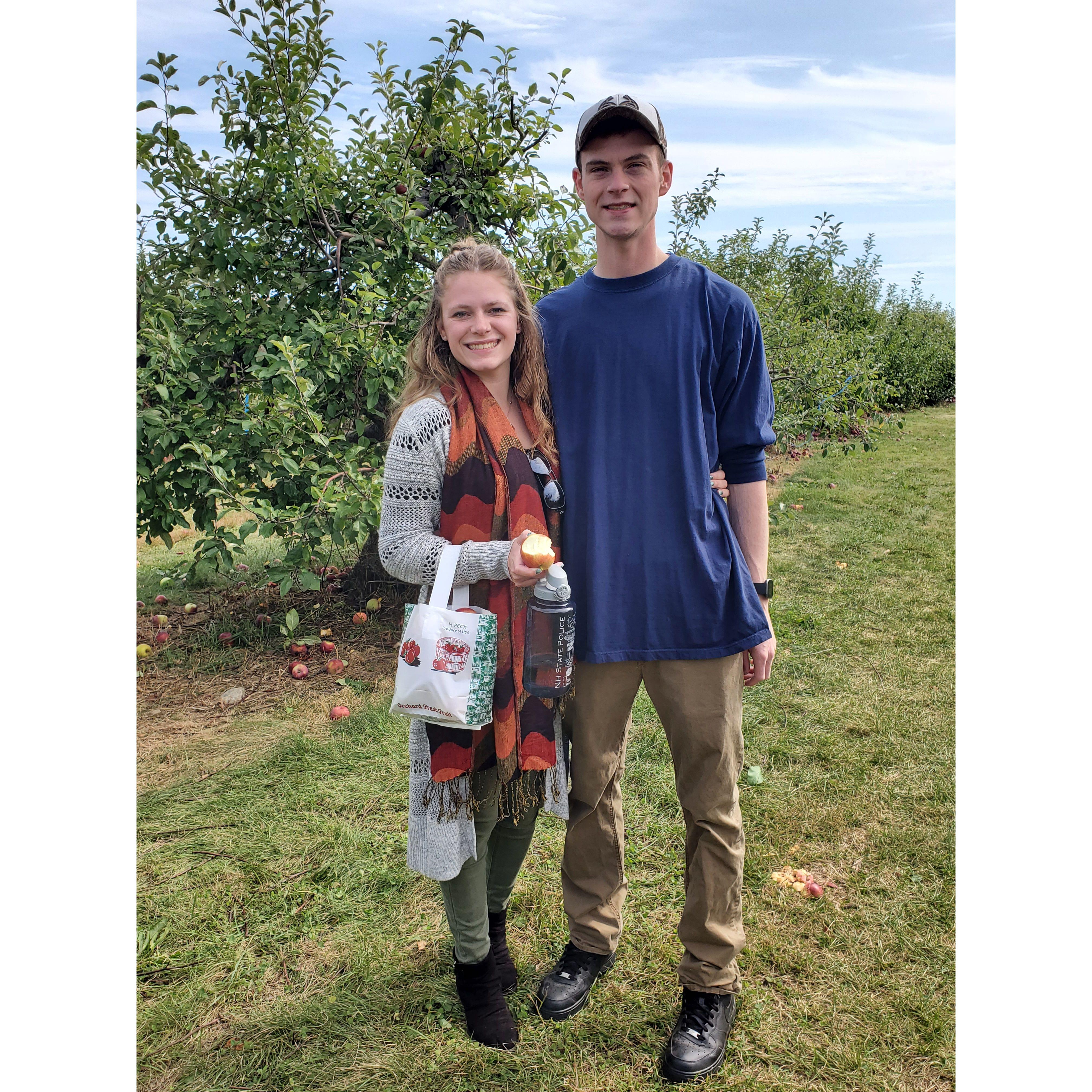 In our defense, we apple pick with both families every year!