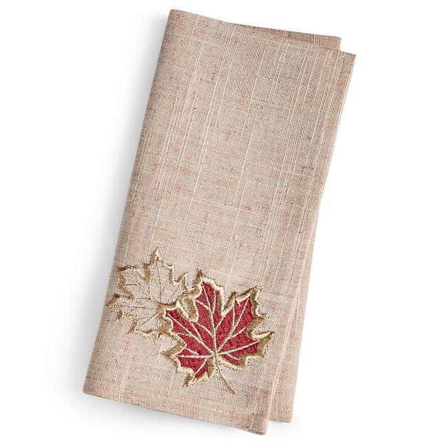 CLOSEOUT! Elrene Metallic Branches Napkin, Set of 4