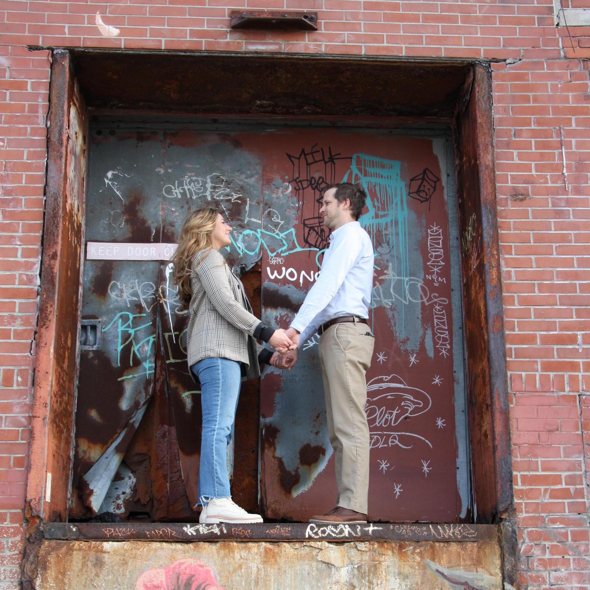 Melissa's parents took us around Detroit for some impromptu engagement photos, and they turned out so well!