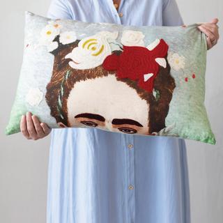 Frida Kahlo Lumbar Throw Pillow