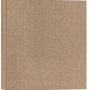 potricher Photo Album for 4x6 600 Photos Linen Cover Extra Large Capacity Picture Book for Family Wedding Anniversary and Baby (Khaki)