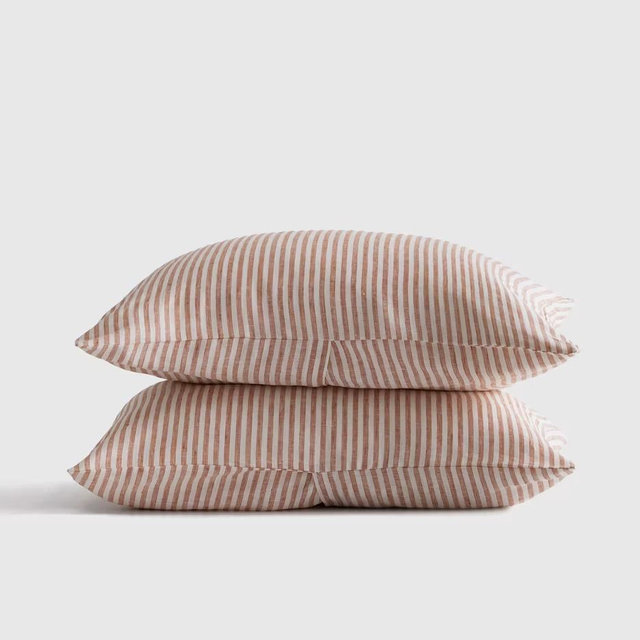 European Linen Stripe Sham Set | Quince