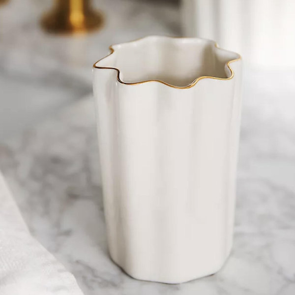 Gold Trim Le Marais Bath Tumbler