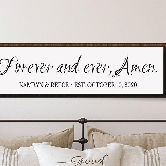 Wedding gifts personalized-master bedroom...