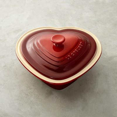 Le Creuset Stoneware Heart-Shaped Covered Casserole, 2 1/2-Qt.