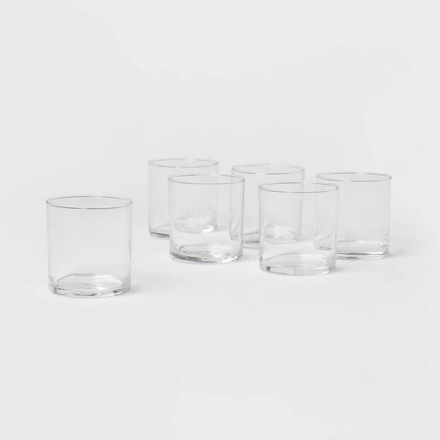11oz 6pk Glass Asheboro Double Old Fashion Glasses - Threshold™