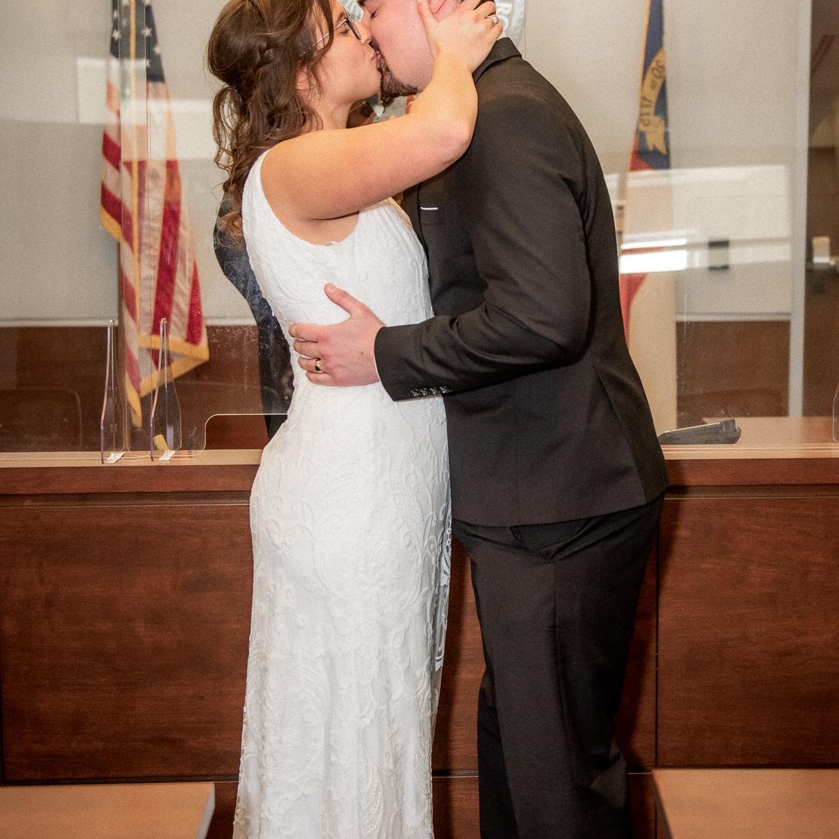 “You may kiss the bride”