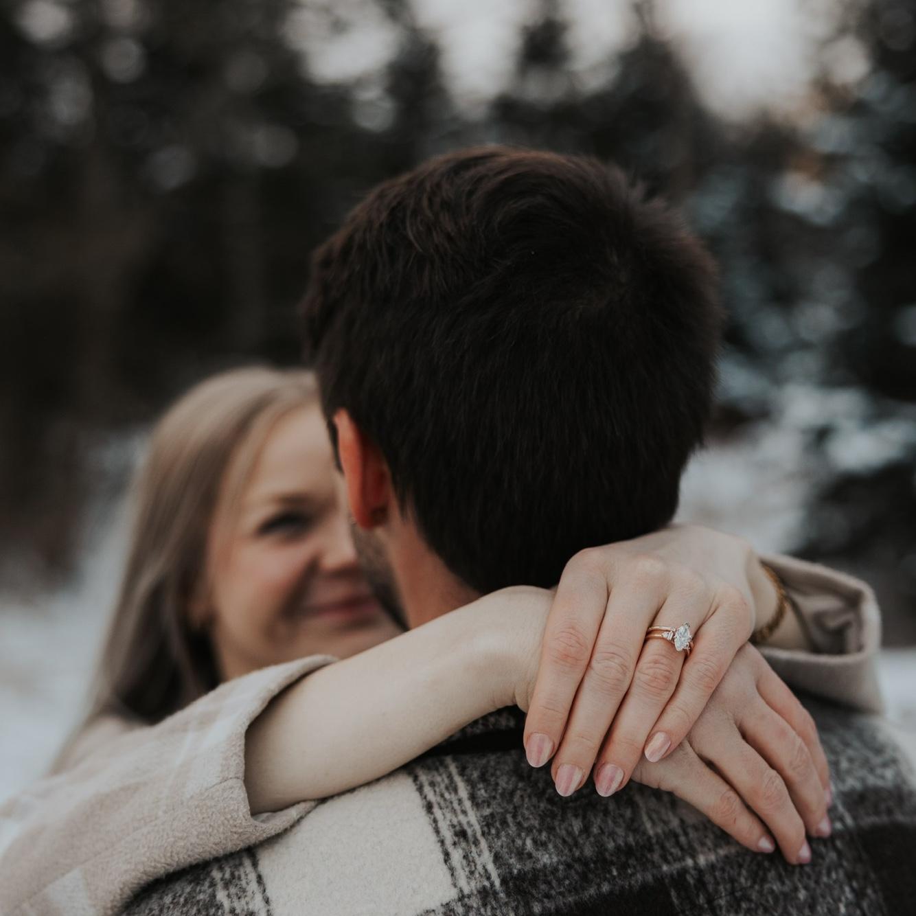 Winter engagement photos!