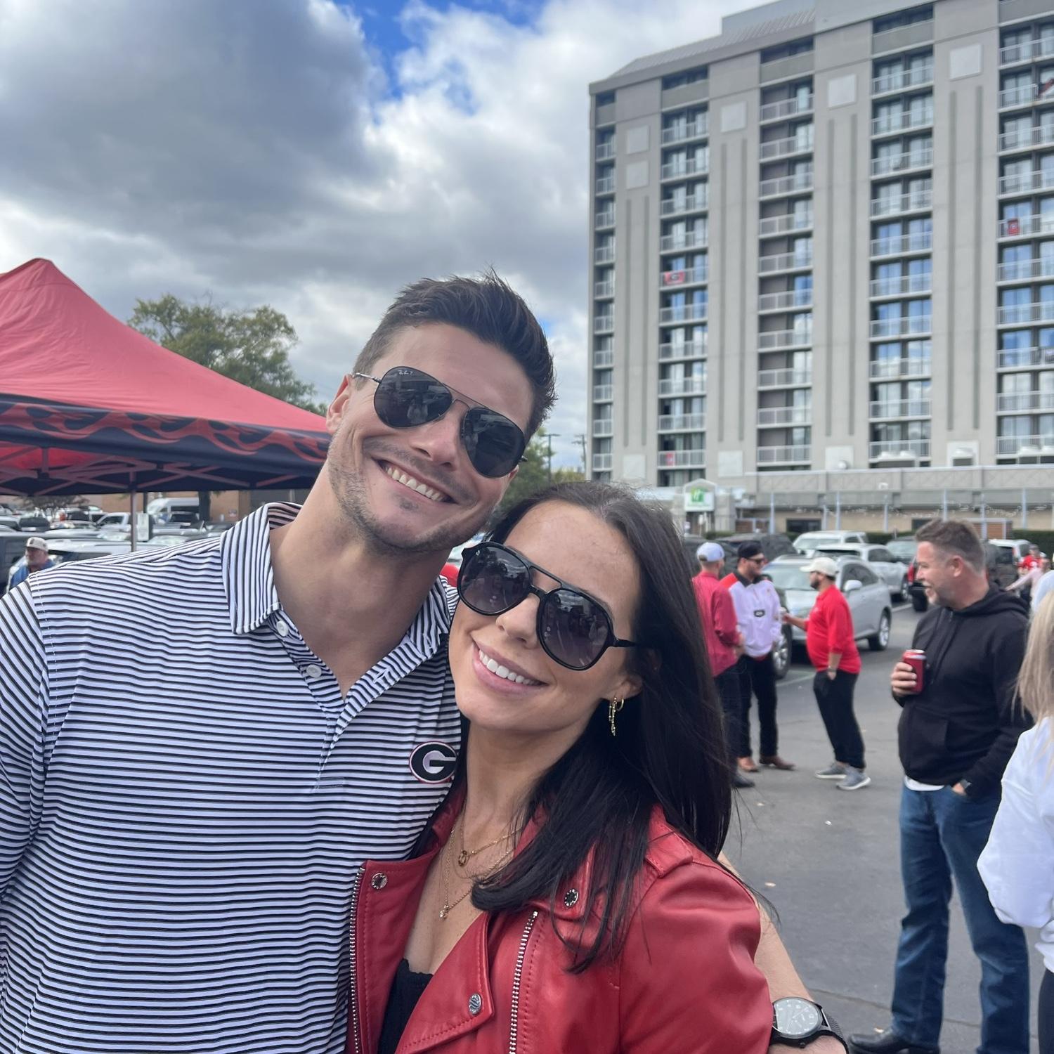 Turning David into a Dawgs fan!