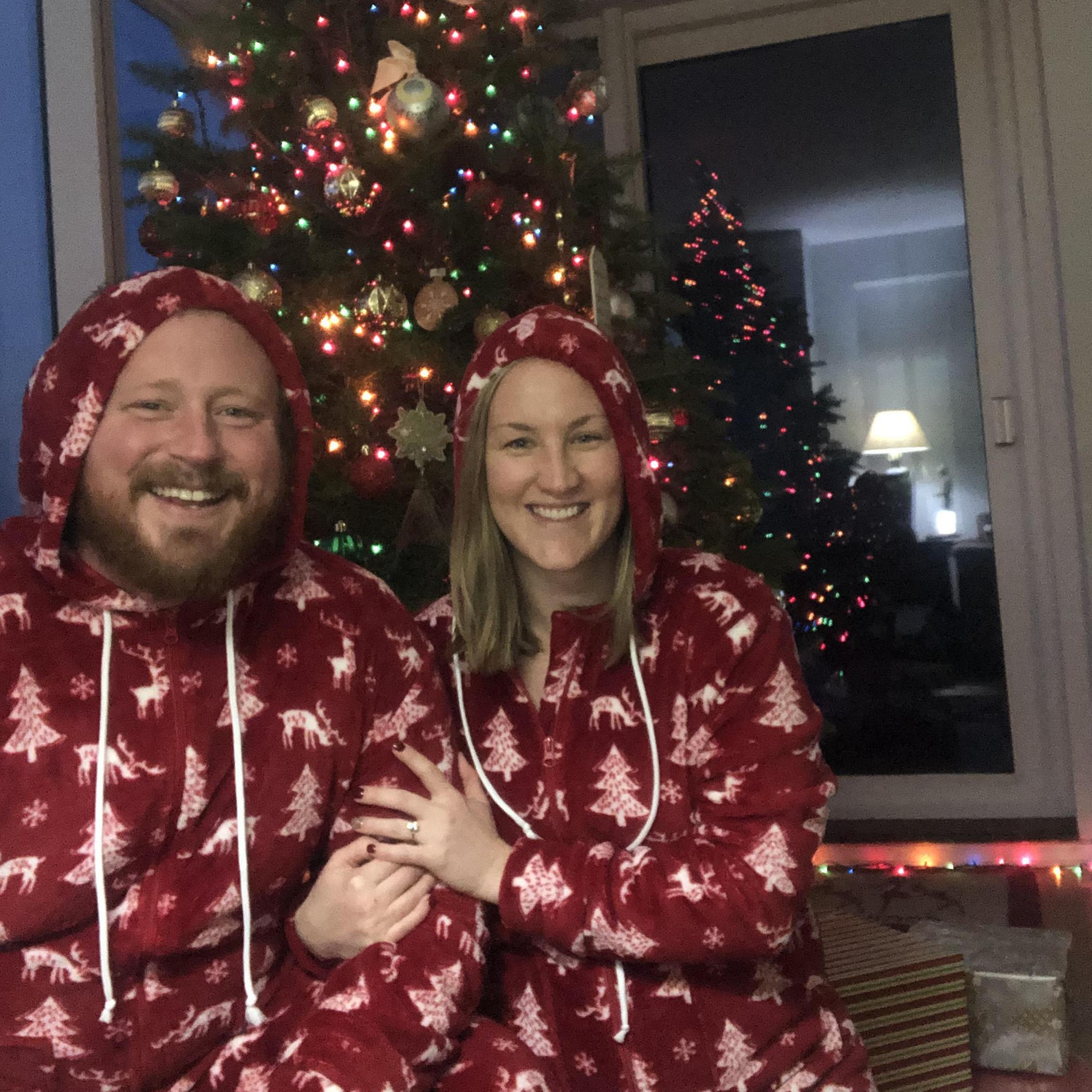 Matching onesies courtesy of Bill Shannon