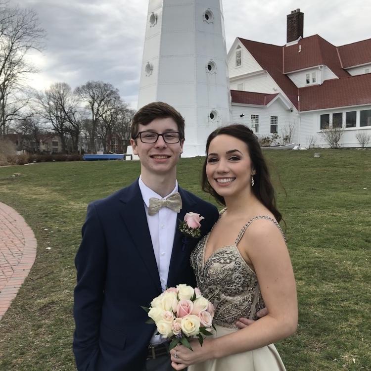 Jenna's junior prom in 2018