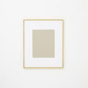 Gallery Frame, Polished Brass, 8" x 10" (13" x 16" without mat)