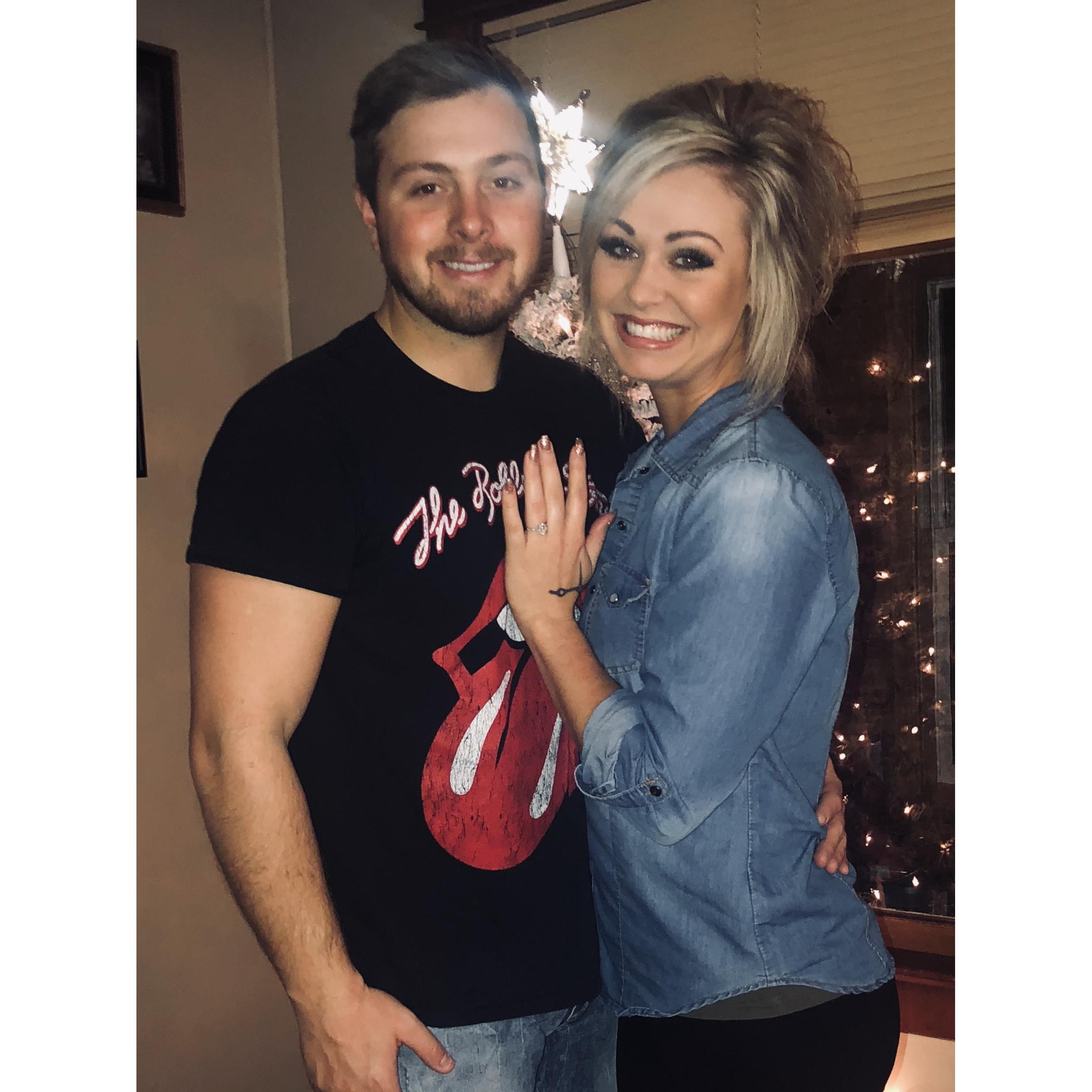 The night we got engaged