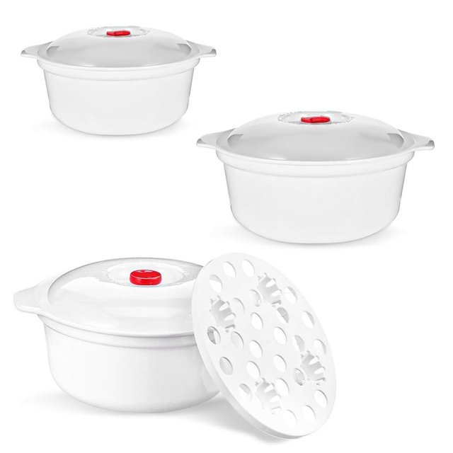 3 Pieces Microwave Bowls with Lids Assorted Sizes Microwave Soup Bowl with Lid and Steam rack Dishwasher Safe Microwave Dishes for Ramen Noodle College Dorm Microwave Cookware Kitchen Supplies