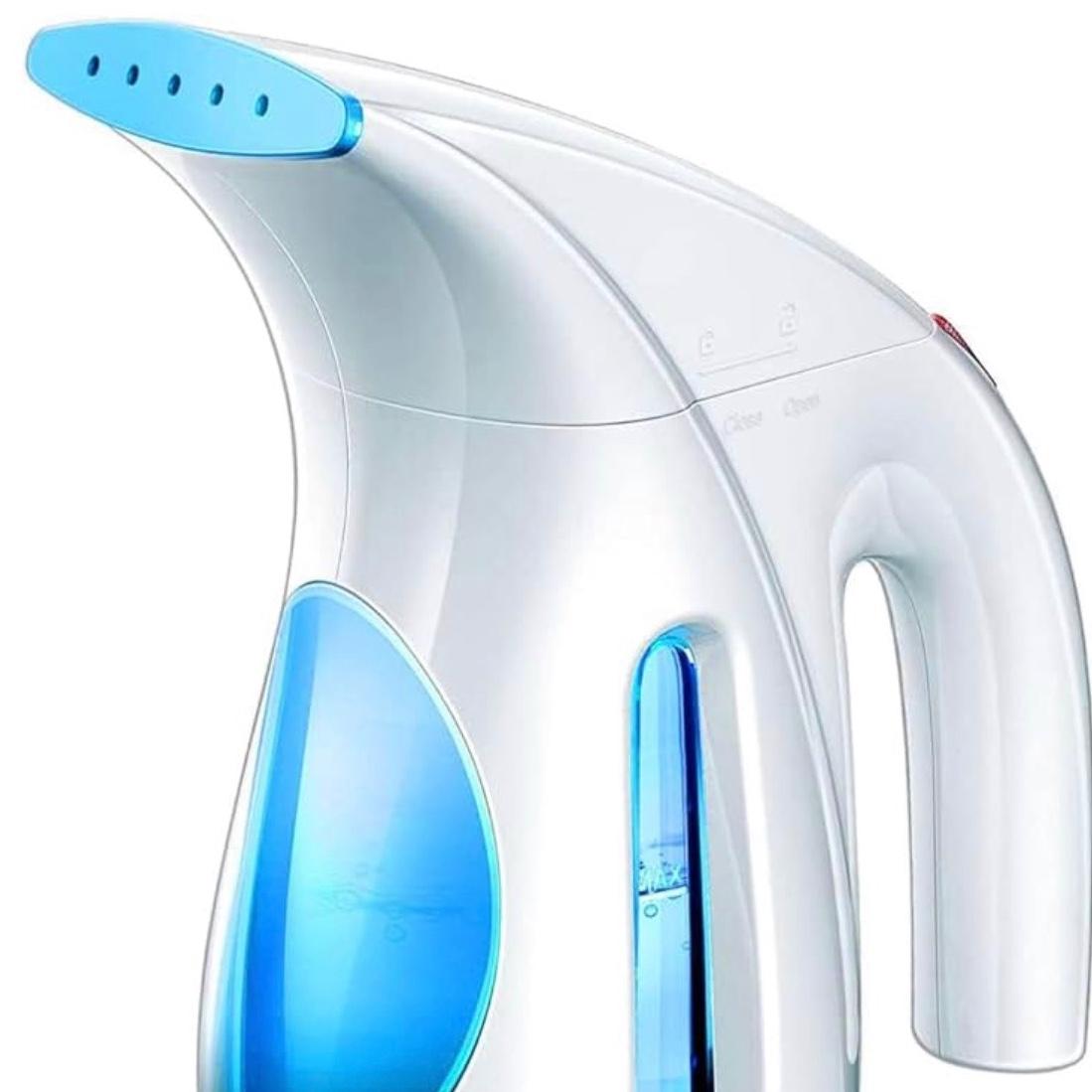 HiLIFE Steamer for Clothes, Portable Handheld Design, 240ml Big Capacity, 700W, Strong Penetrating Steam, Removes Wrinkle, for Home, Office and Travel(ONLY FOR 120V) (Blue)