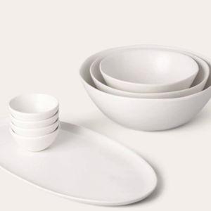 Fable - Serving Ceramics Set - Semi-Matte Cloud White