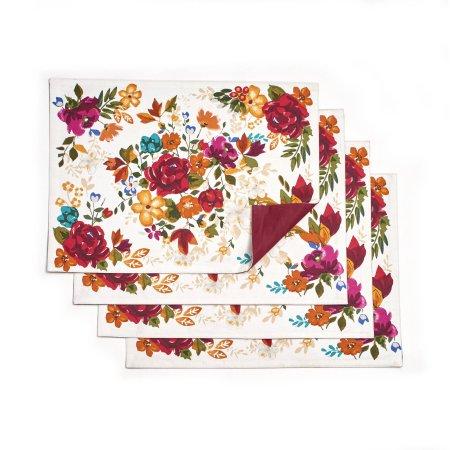 Pioneer Woman Timeless Floral Reversible Placemats, Pack of 4