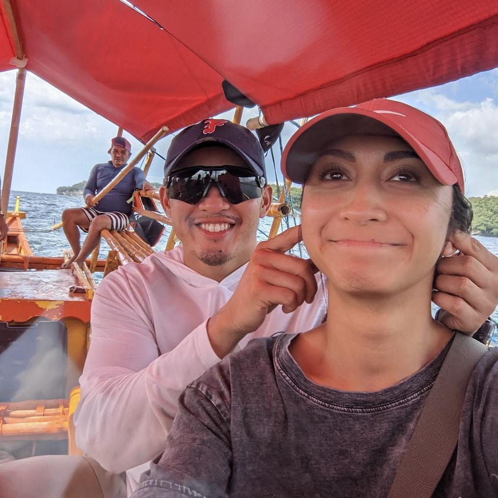 The boat was loud lol.