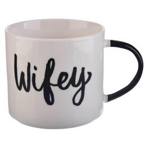 Clay Art® Stackable Porcelain Coffee Mug 15oz White