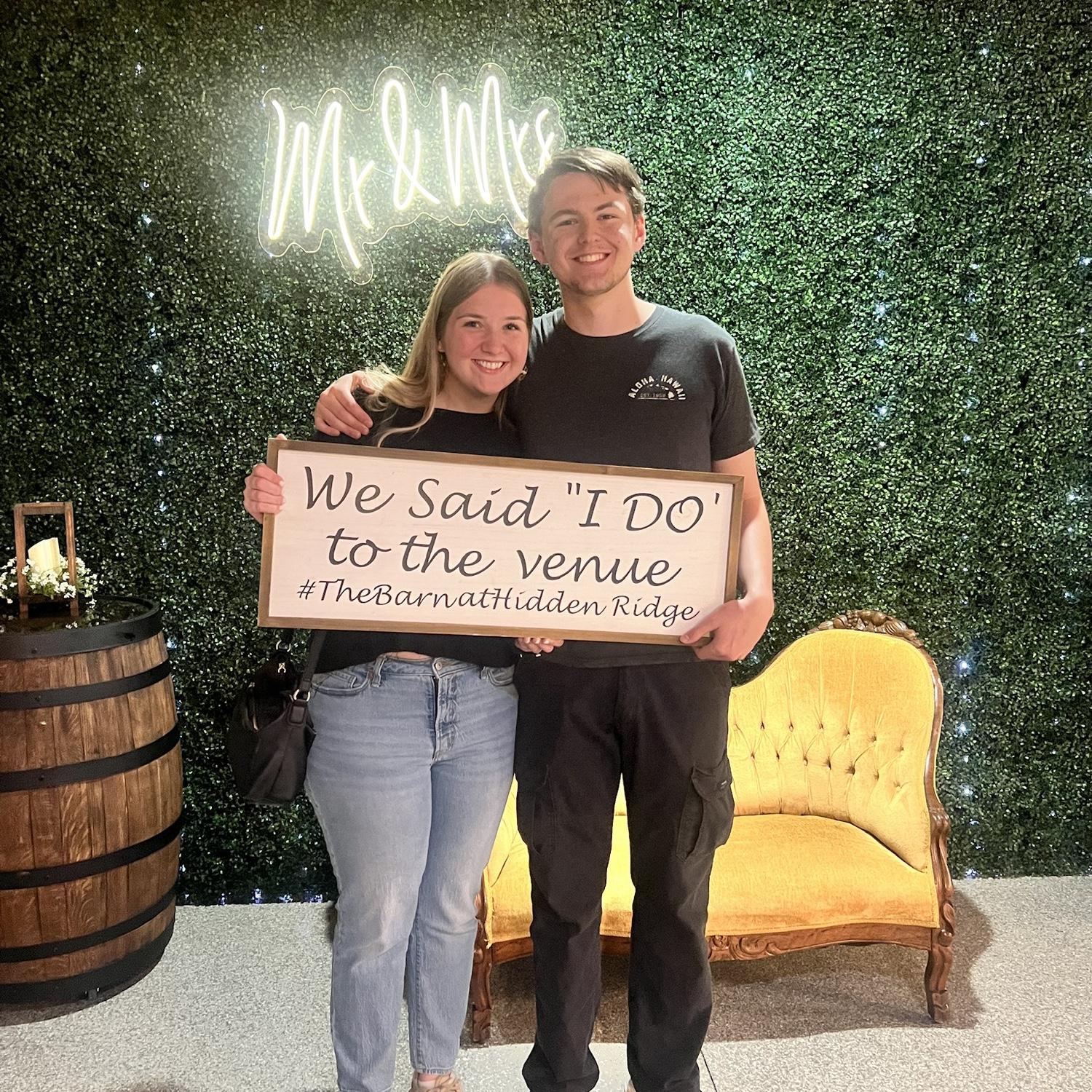 The day we picked our venue!!! May 2025🤍