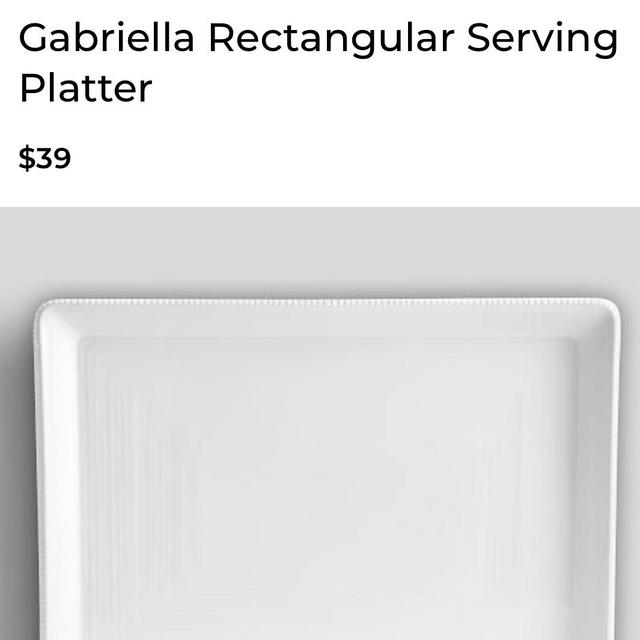 Gabriella Rectangular Serving Platter