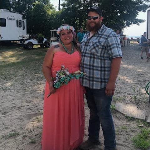 July 2019 at my Cousin/Matron of Honors Wedding Day!
