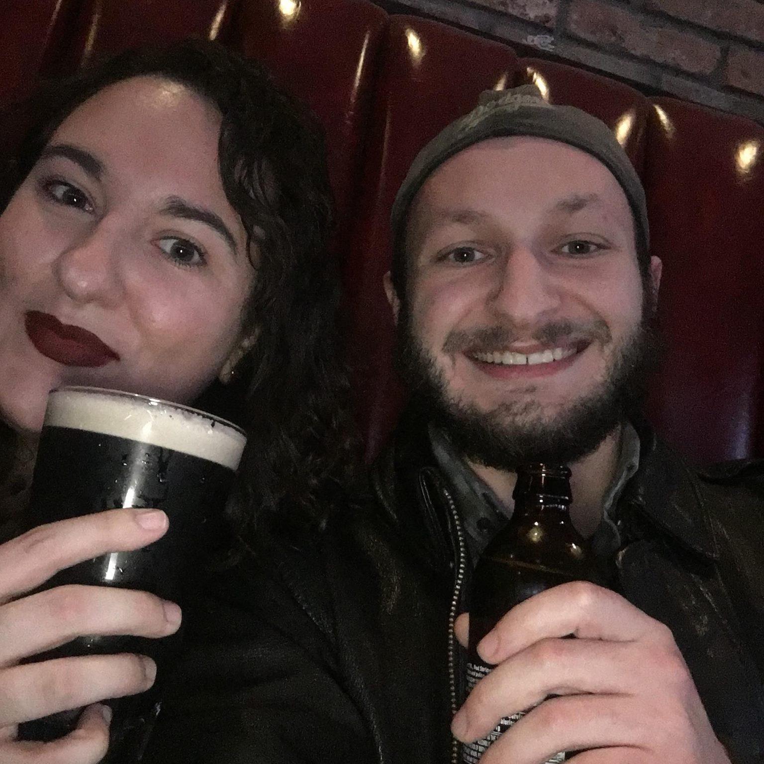 Only Ben drinks Jamaican beer on St. Paddy's Day