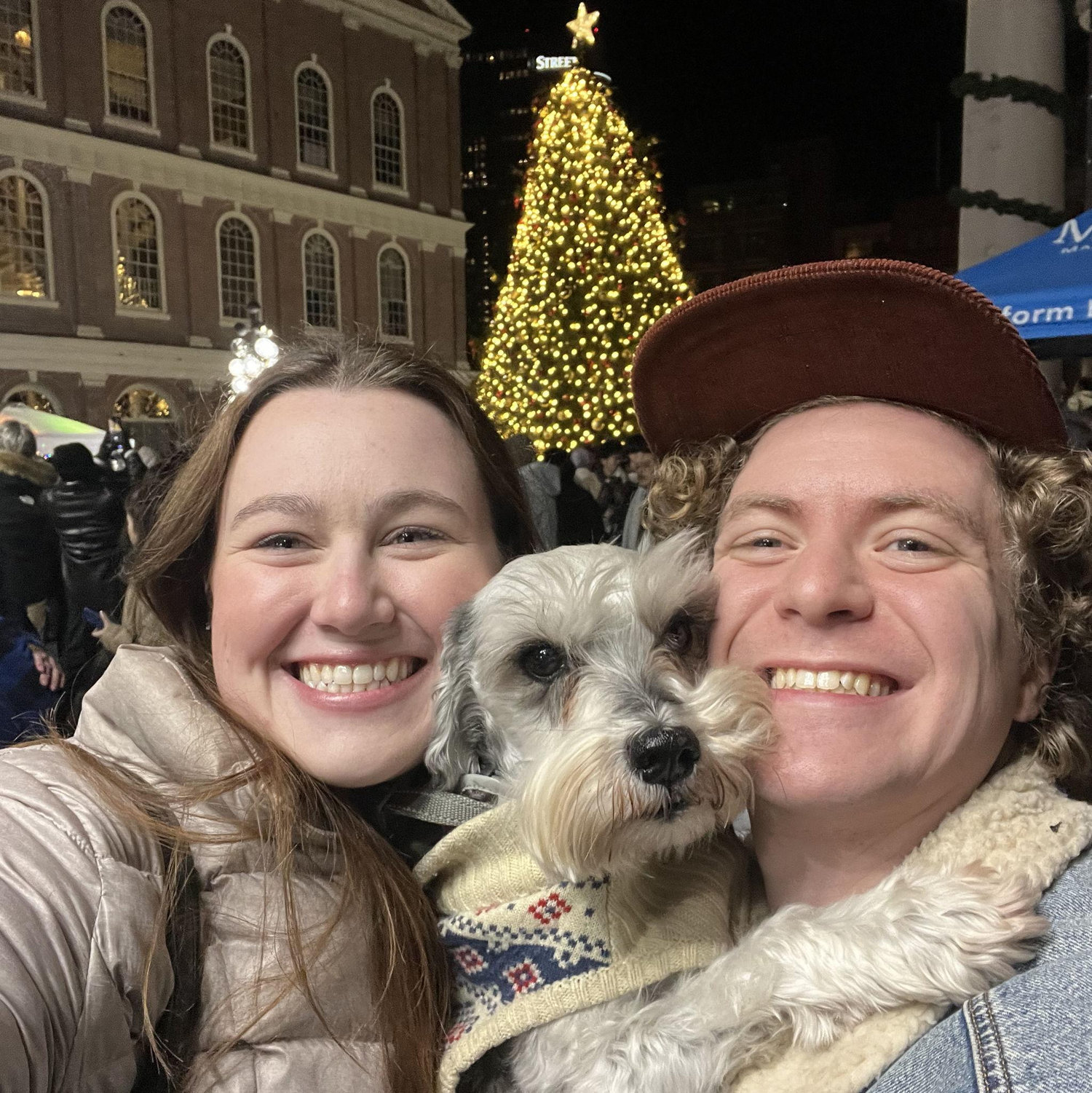 Boston Tree Lighting!