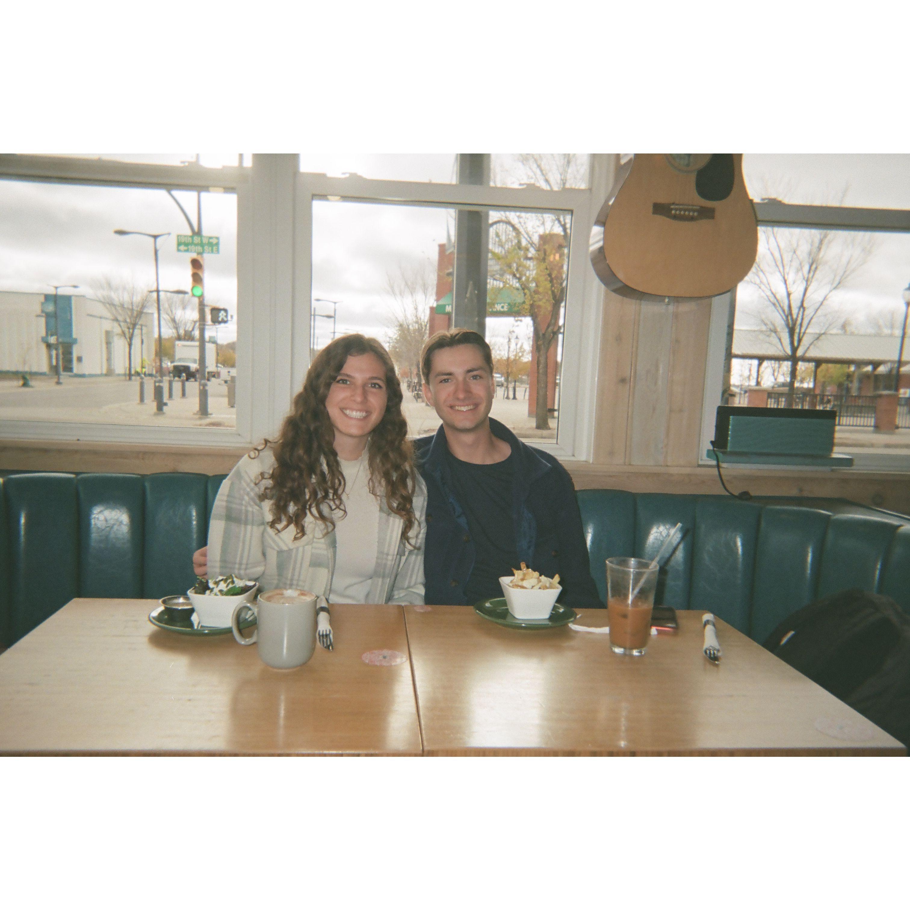 A film photo from our favourite cafe in Saskatoon.