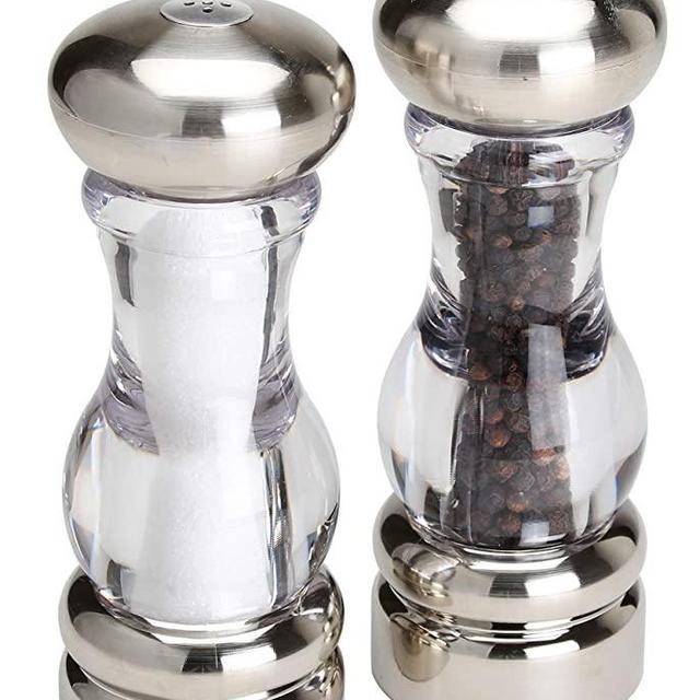 Olde Thompson Del Norte Peppermill and Salt Shaker Set