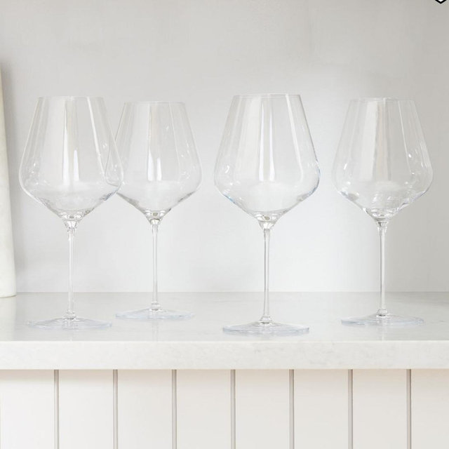 Starlight Lead-Free Crystal Red Wine Glass Sets - Red Wine, Glass, Clear, Set of 8, BOM