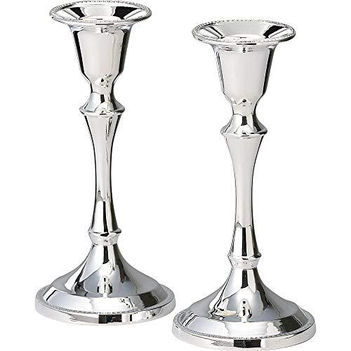 Rite Lite LTD, 5" Candlestick Set, Silver Plated, 5"