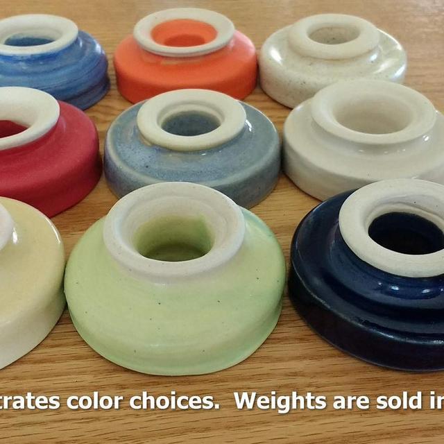 Wide Mouth Jar Fermentation Weight with Handle