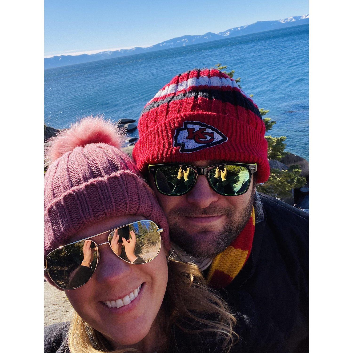 Driving around Lake Tahoe right before Christmas 2020.