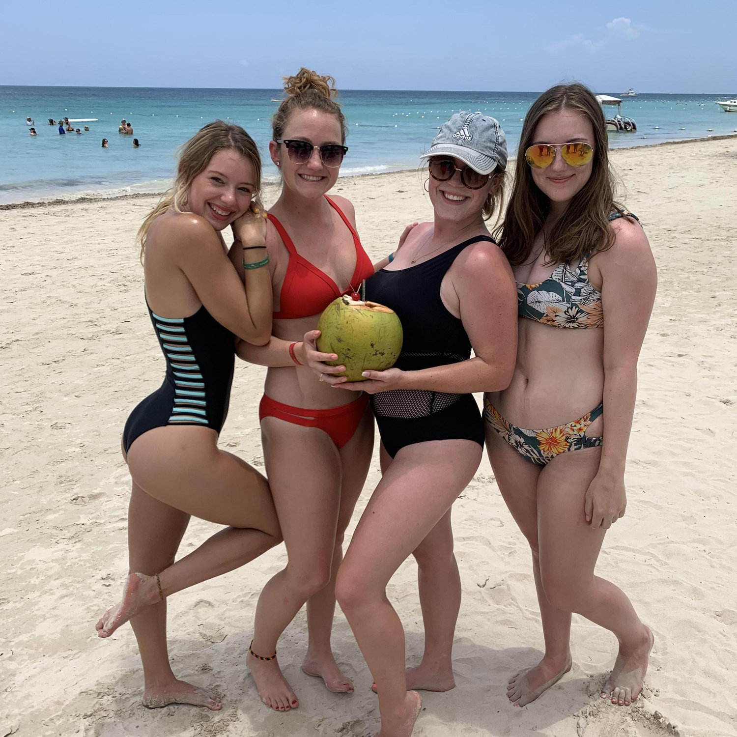 Marisa, Madi, Jackie, and Lovisa in Jamaica!