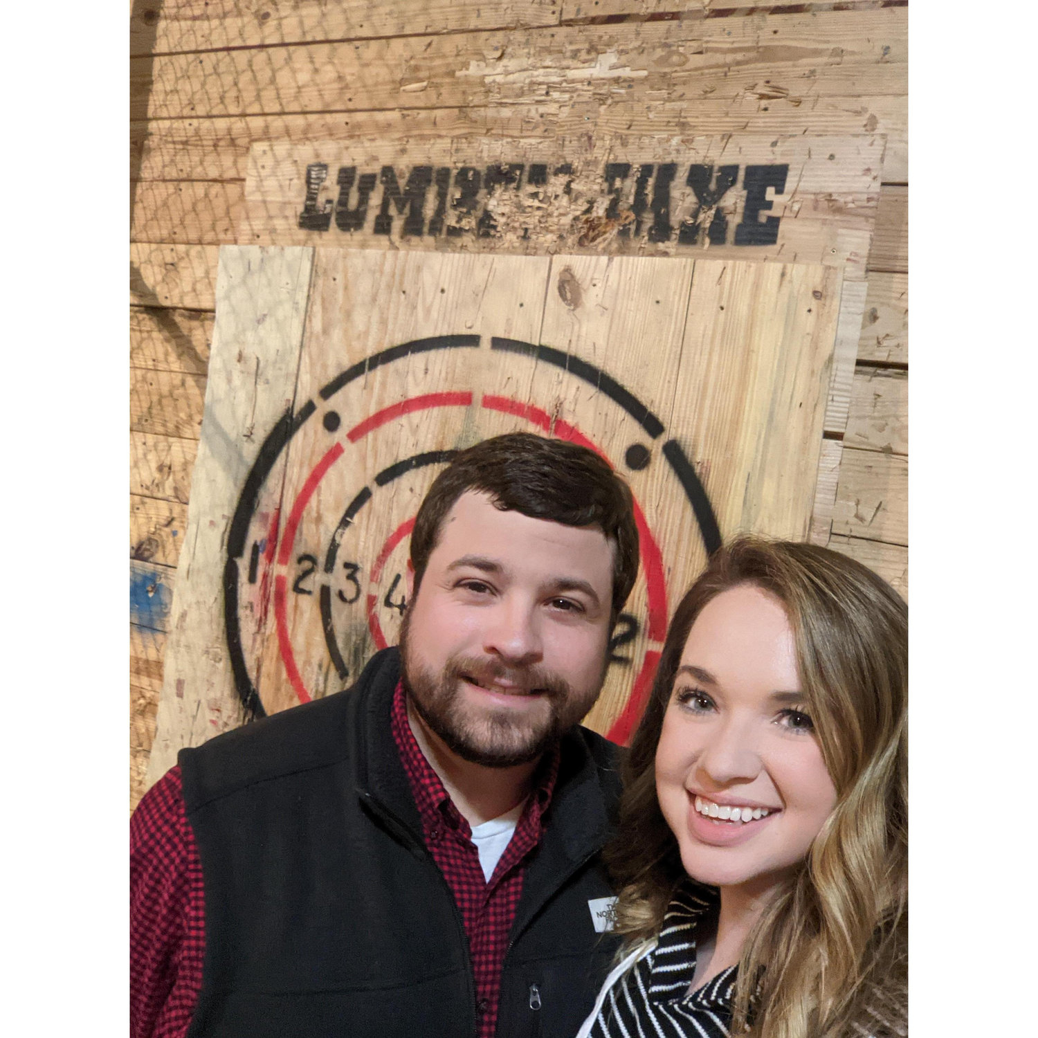 New Year's Eve 
Ended 2020 by throwing Axes and having a nice dinner just the two of us.