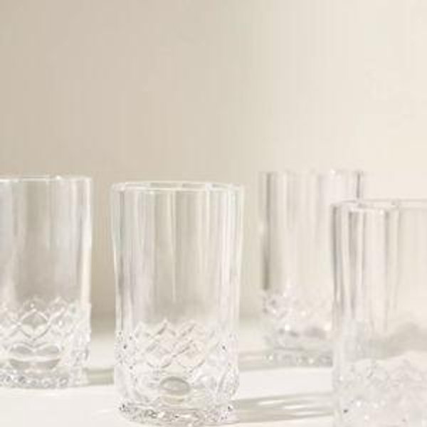 Savannah Glass Tumblers, Set of 4