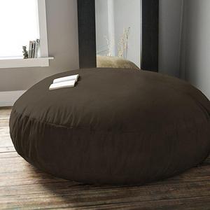 Jaxx 6 Foot Cocoon - Large Bean Bag Chair for Adults, Chocolate