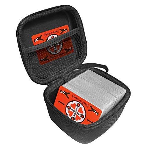 FitSand(TM Dutch Blitz Original and Expansion Pack Set Card Game Case, Travel Zipper Carry EVA Hard Case Best Protection
