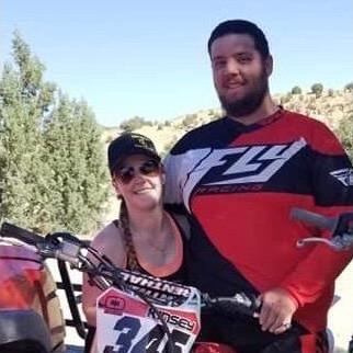 The first time Ronnie taught Molly how to ride a dirt bike. Molly will proudly tell anyone that she didn't fall down once (but Ronnie says she was only on flat ground anyway).