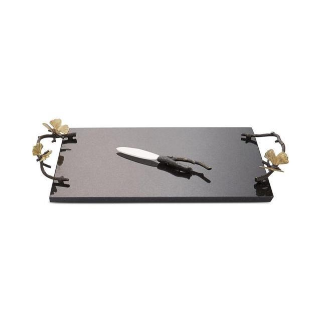 Michael Aram Butterfly Ginkgo Cheeseboard & Knife Set