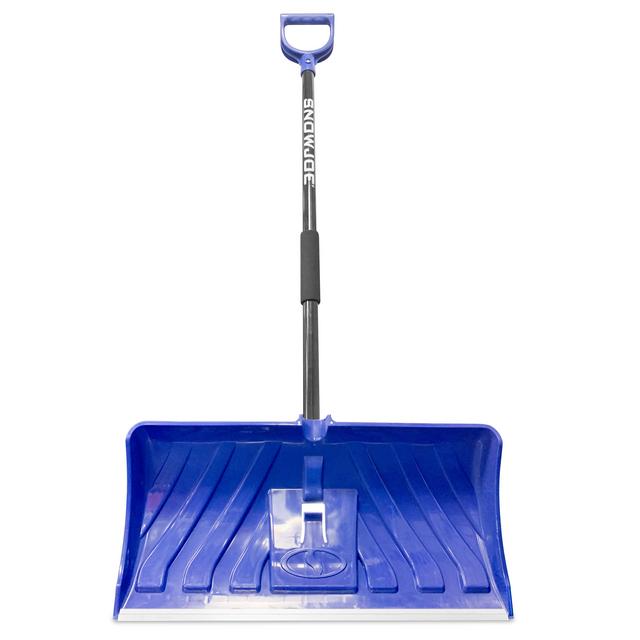 Snow Joe SJ-EDG24 2-in-1 Snow Pusher + Ice Chopper, 24-Inch, Poly Blade