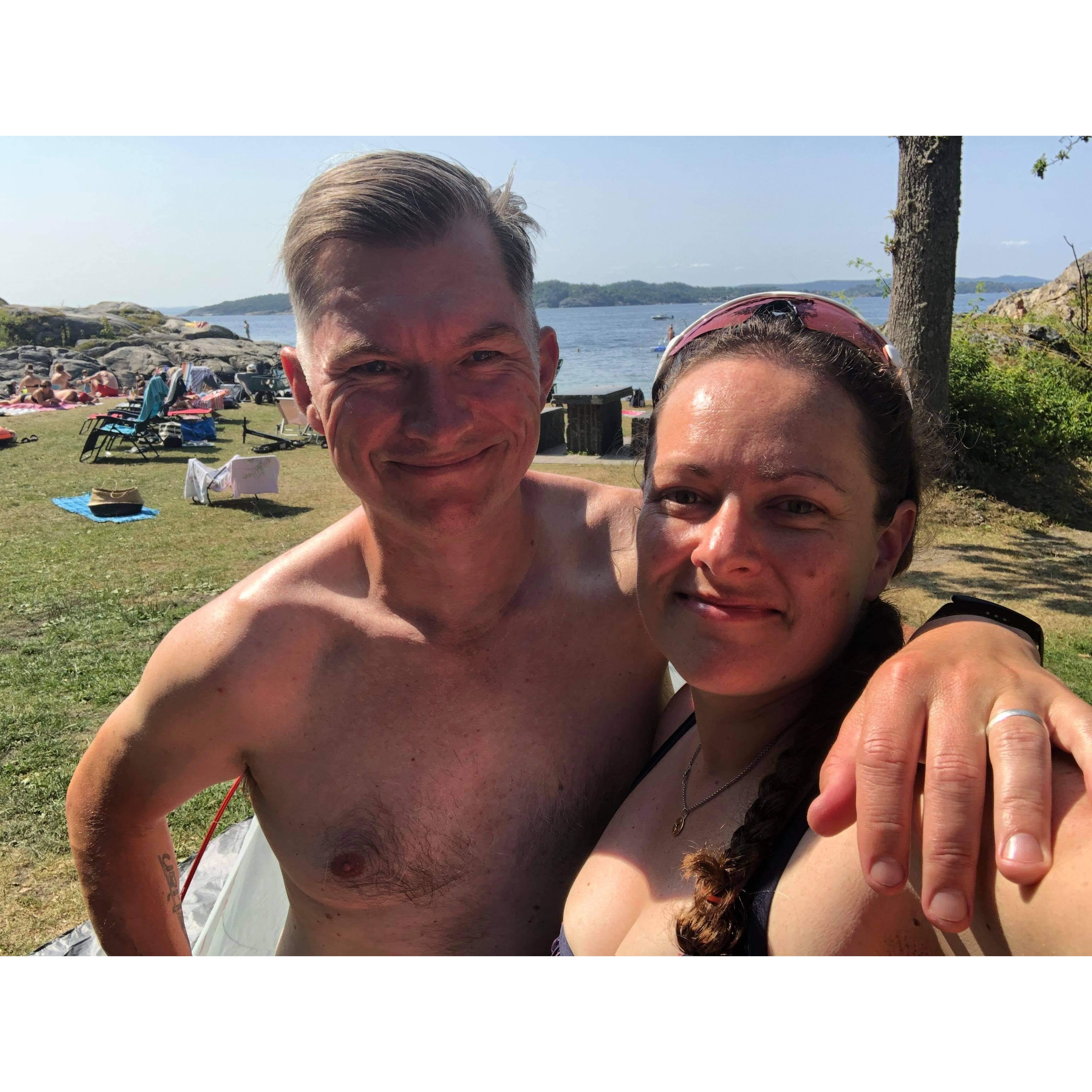 Finally feeling like summer in Helgaroa, Norway!