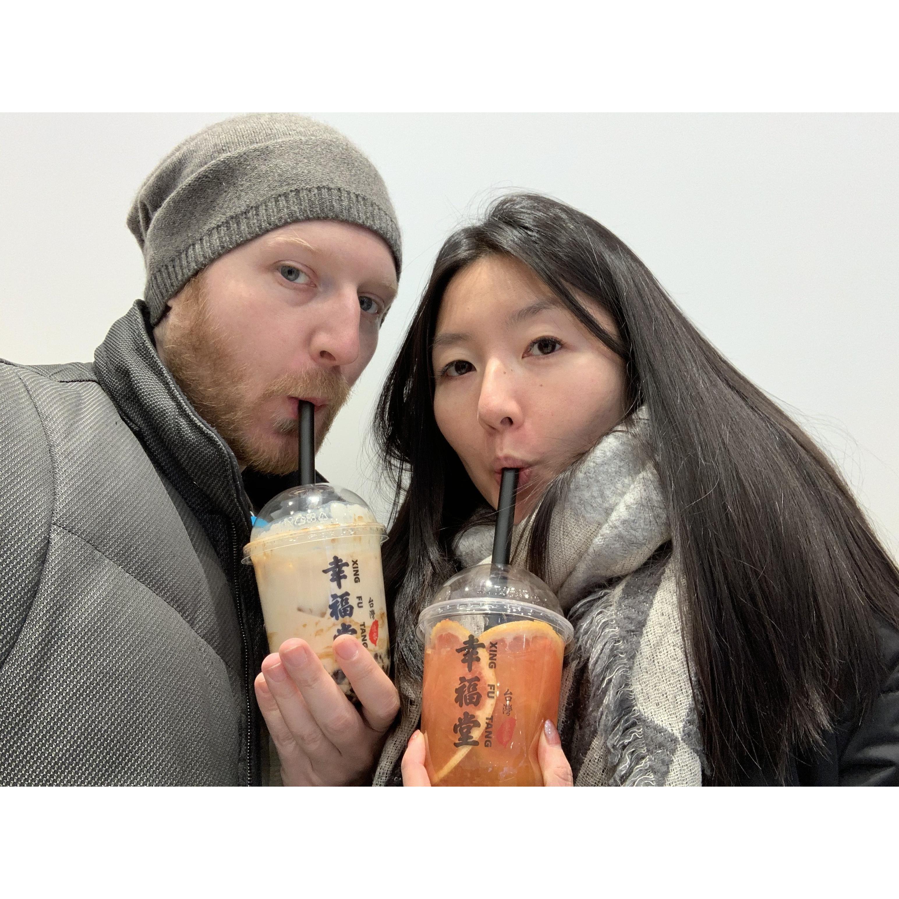Boba outing - one of the last outings before you know