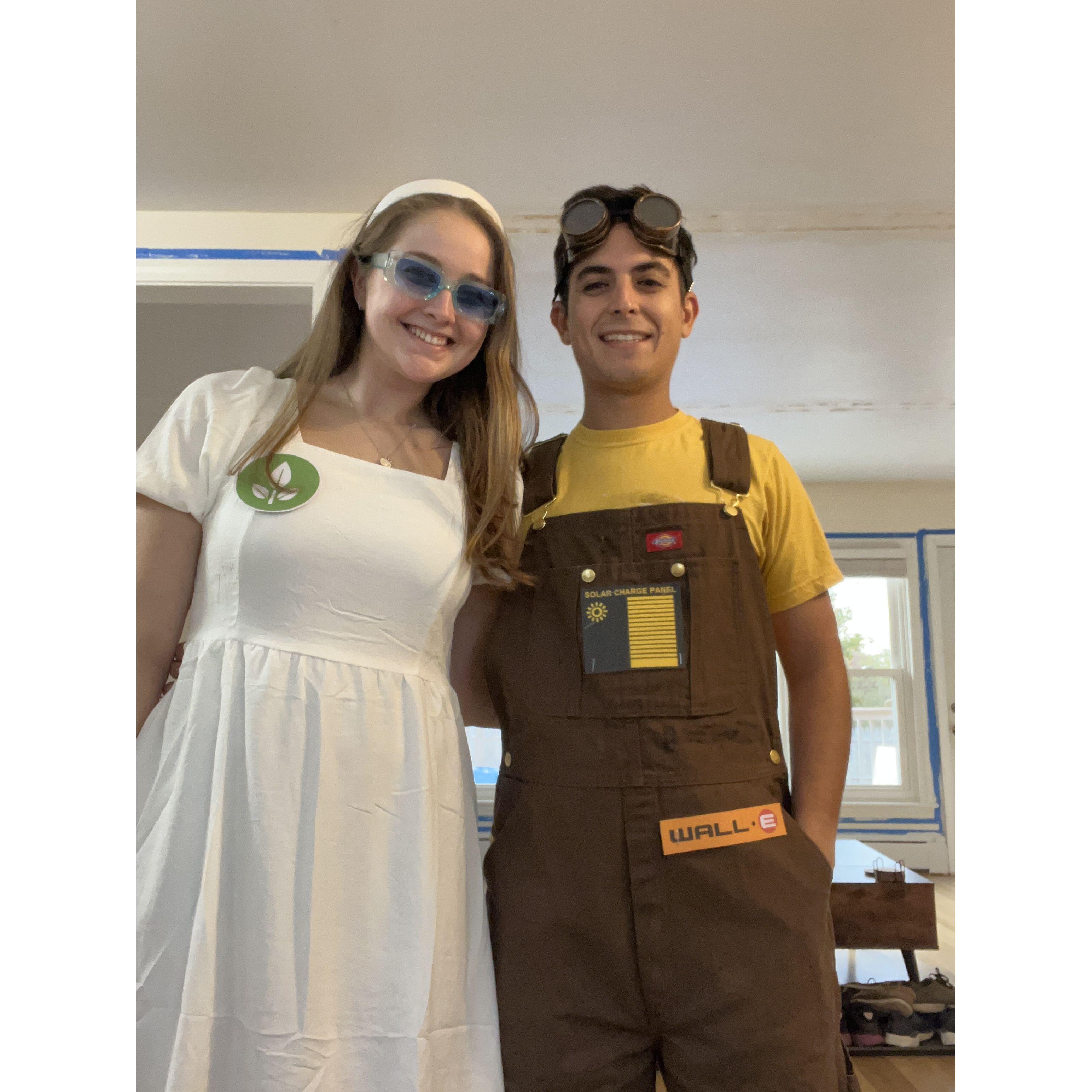 Wall-e and Eve for Halloween